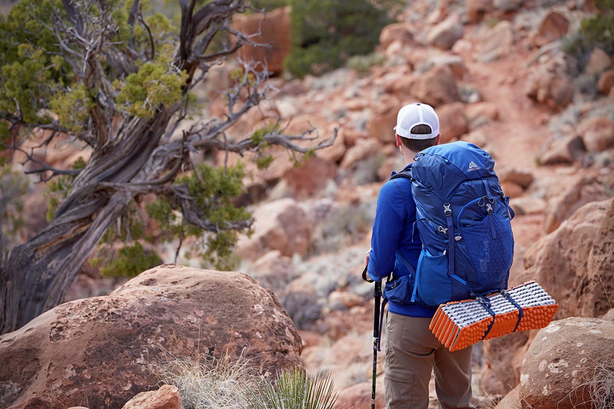 Backpacking mattress clearance pad